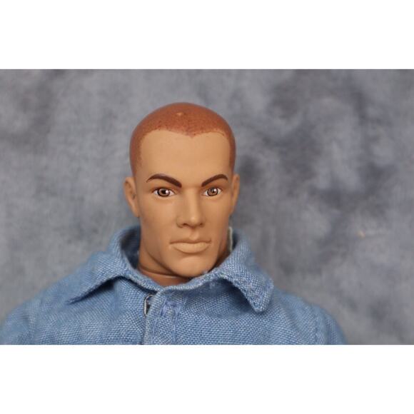 Vintage 1995 Hasbro GI Joe Boy Doll Action Figure Outfit Jointed Blue Outfit - Picture 2 of 16